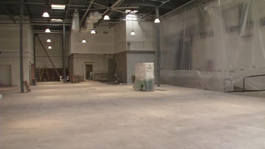 The Cafe under construction