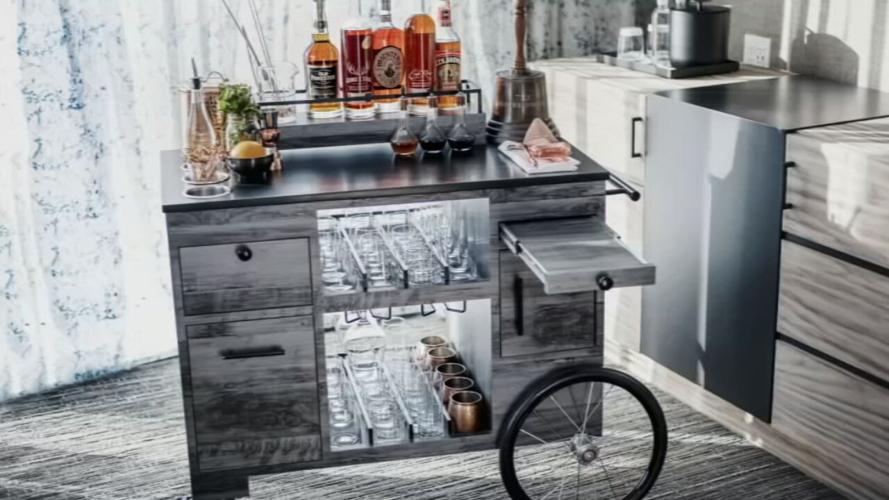 Hotel Distil Bourbon Cart