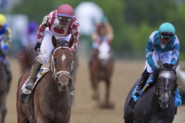 APTOPIX Preakness Stakes Horse Racing