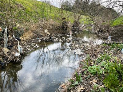 Trash in Mill Creek - 5.13.26