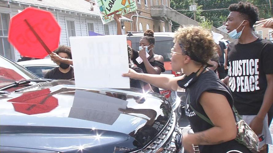 PROTESTERS CONFRONT MAYOR FISCHER AT RIBBON CUTTING - 7-10-2020  (7).jpg
