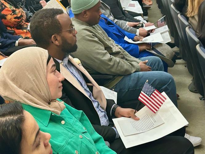 Naturalization Ceremony at Sacred Heart