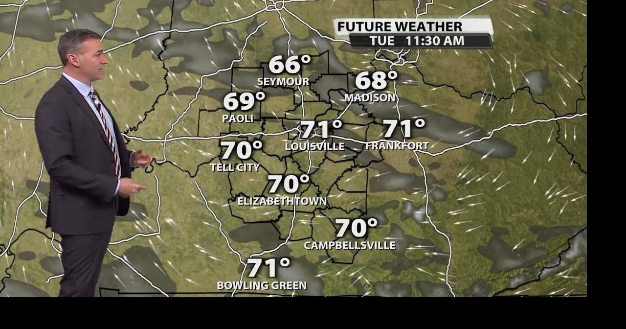 Jude Redfield's Monday morning forecast Weather