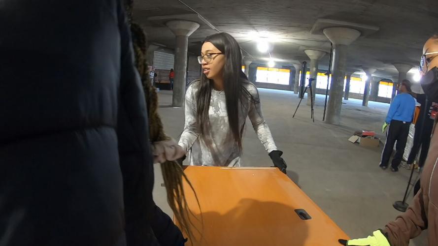 HOWARD STUDENTS CLEAN UP