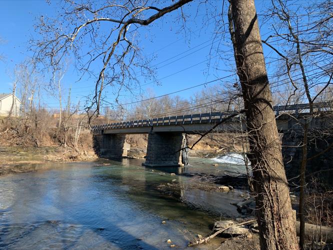 Blackiston Mill Road bridge connecting Clarksville and New Albany