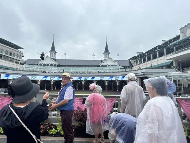 RAINY KENTUCKY OAKS MORNING