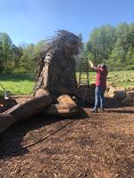 Elina spraydown in Bernheim Forest.jpg