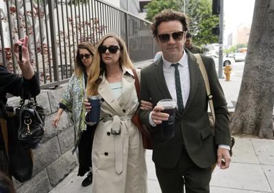 Danny Masterson and wife after second trial on 5.16.23 - FILE - AP - 5.31.23
