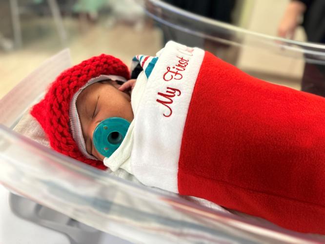 Baptist Health newborn stocking stuffer