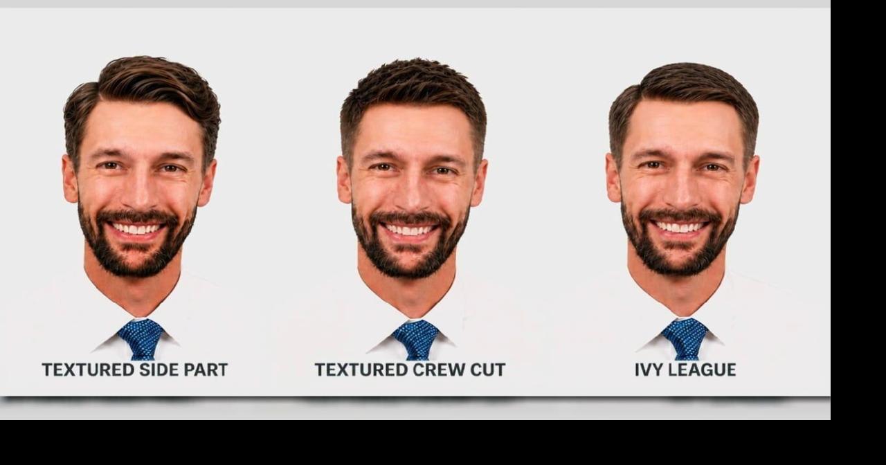WDRB's Matthew Wine gifts his hair to Mike Marshall and Dalton Godbey