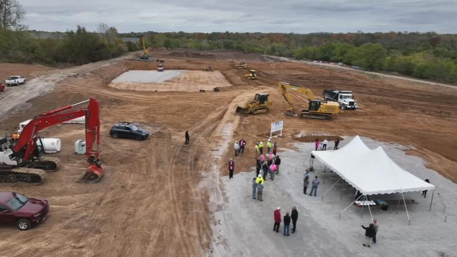 Charlestown wastewater treatment facility groundbreaking 10-17-23