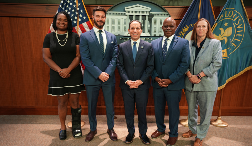 Louisville Mayor Craig Greenberg announces new leadership
