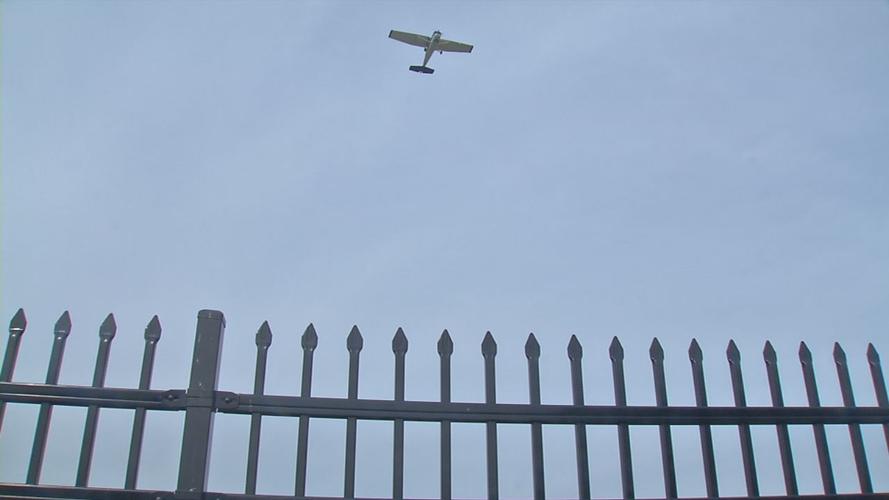 Plane from Bowman Field