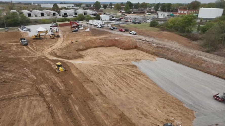 Charlestown wastewater treatment facility groundbreaking 10-17-23