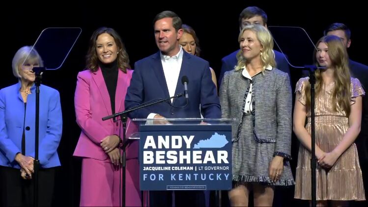 Kentucky Governor Beshear  Election night- 11-7-2023