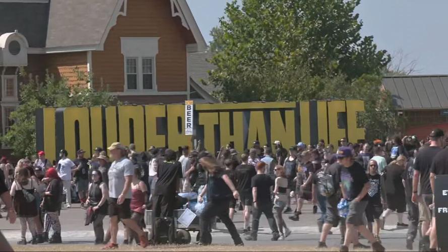 Fans arrive for first day of 2025 Louder Than Life in Louisville