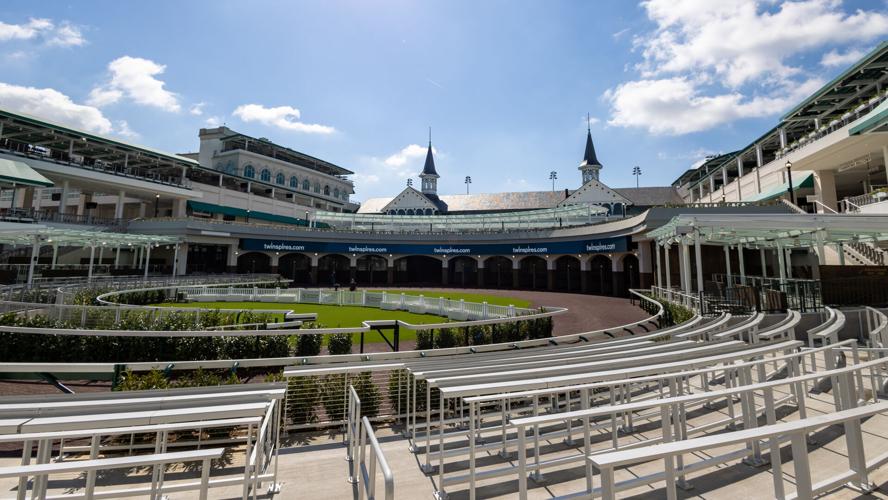Twin Spires in the background of new Paddock area.jpeg