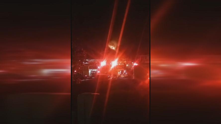 Fenwick Hill Apartment Fire Flames - 10-23-19