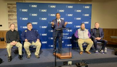 Kentucky Baptist Convention news conference to announce that volunteers headed to Poland