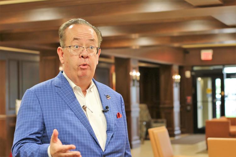 Al J Schneider Co CEO Scott Shoenberger at Crowne Plaza 6-21-23.JPG