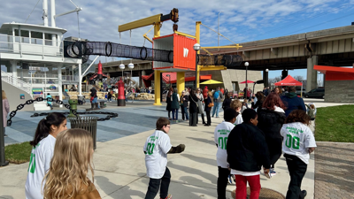 Children enter new PlayPort in west Louisville, Kentucky