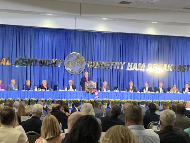 McConnell speaks at ham breakfast