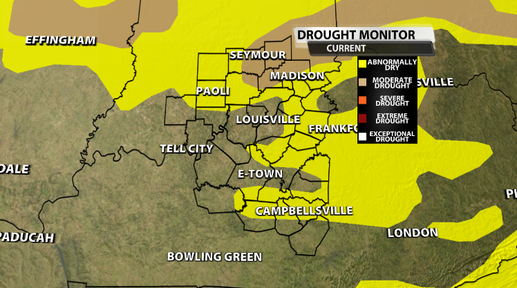 UPDATED DROUGHT Monitor For Kentuckiana | Weather Blog | wdrb.com