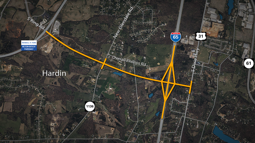 Ring Road Extension Map