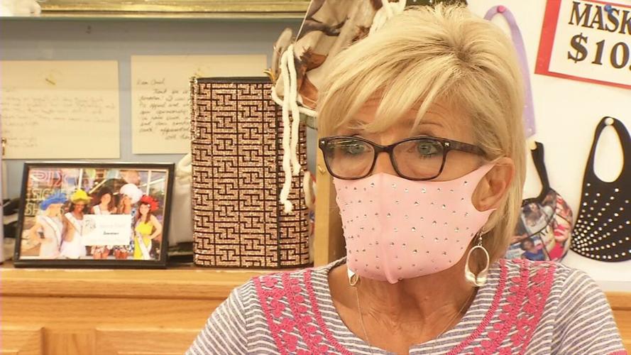 Carol Hampton, owner of Pix Shoe Store