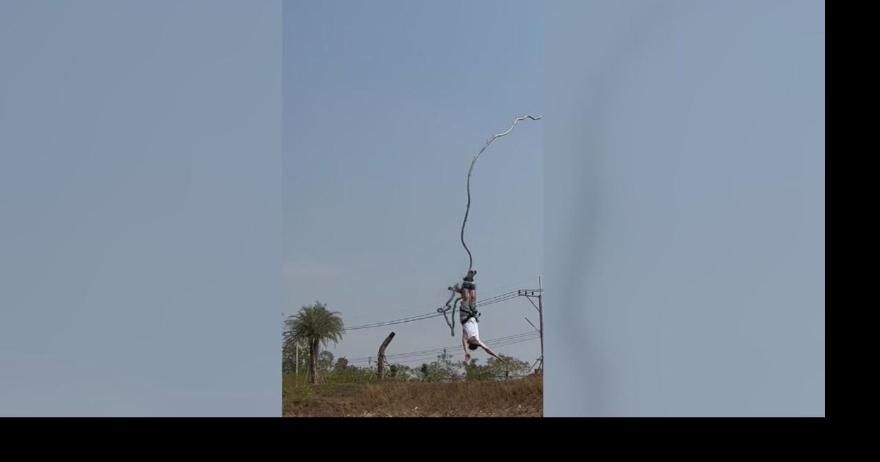 Video captures the moment a bungee cord snapped in Thailand Wdrb