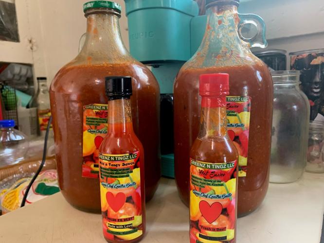 Greenz N Tingz Hot sauce