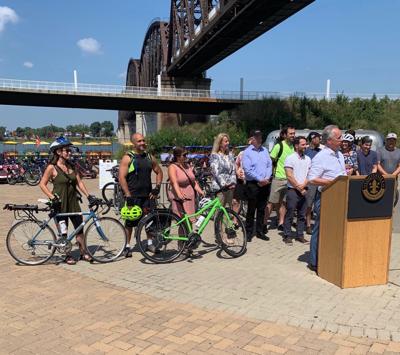 Bike Sense art project launches on Big Four Bridge