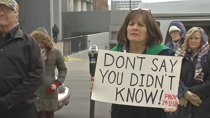 Pro-life rally in Louisville on Jan. 22, 2020