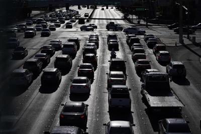 Traffic on Las Vegas Strip