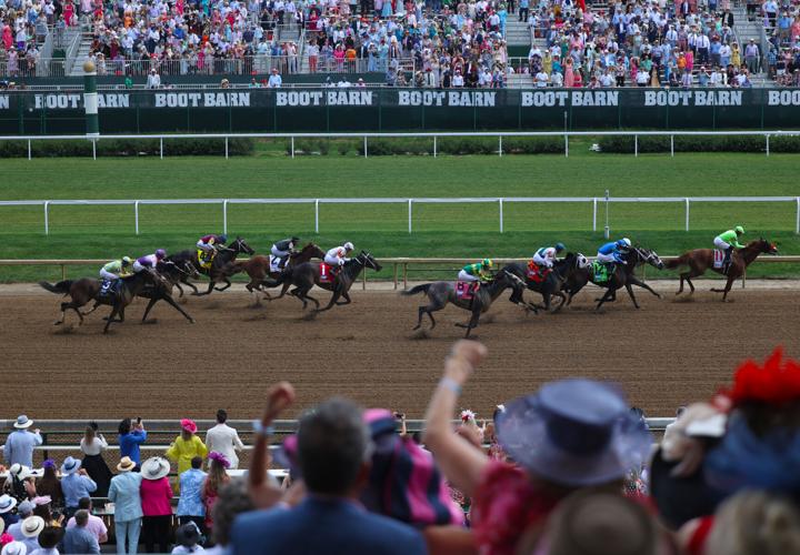 Final stretch as horses race.JPG