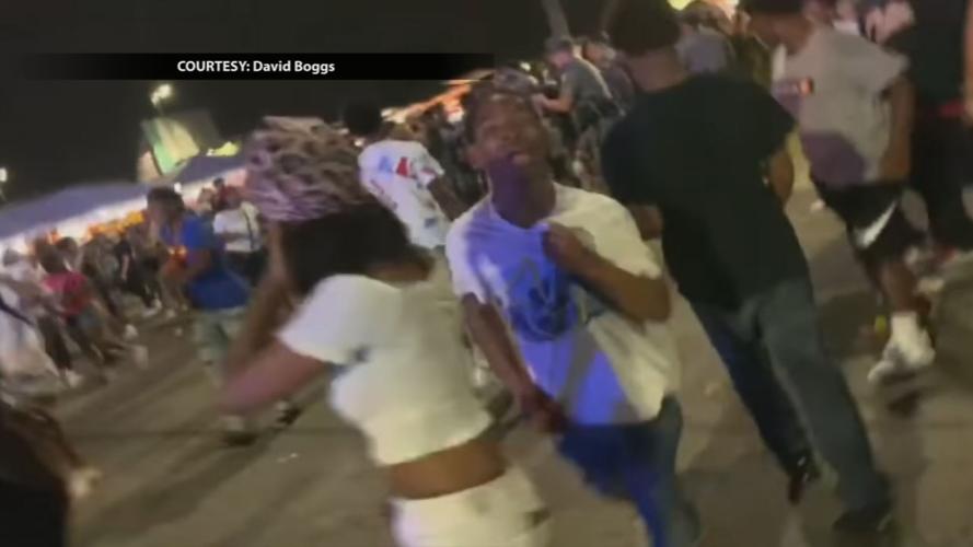 Panic at the Kentucky State Fair on Saturday, Aug. 17, 2019