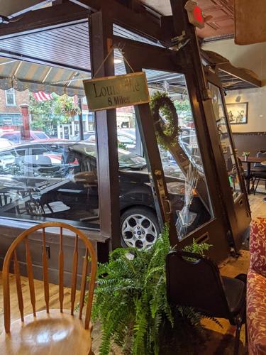 Car crashes into the front of LaGrange Coffee Roasters on June 18, 2021