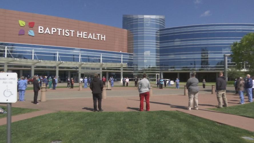 Drive-by caravan at Baptist Health Floyd County