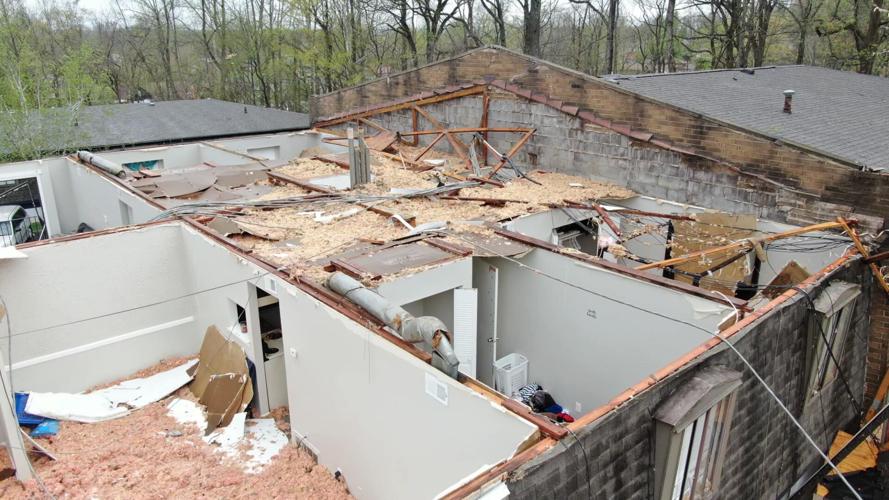 Apartment in Louisville's PRP neighborhood damaged by April 5, 2023 storms