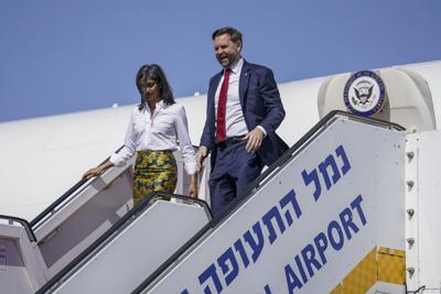 Vice President J.D. Vance  arrives in Israel 10-21-2025