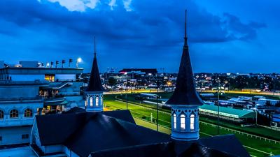Churchill Downs at daybreak