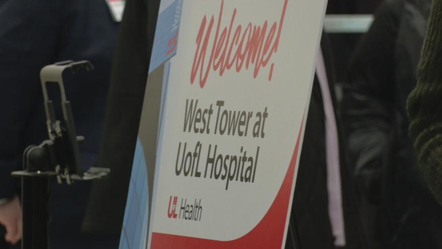 Nick Wilt helps cut ribbon on UofL Hospital West Tower