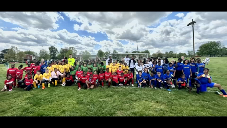 Racing Foundation Soccer Ball fundraiser