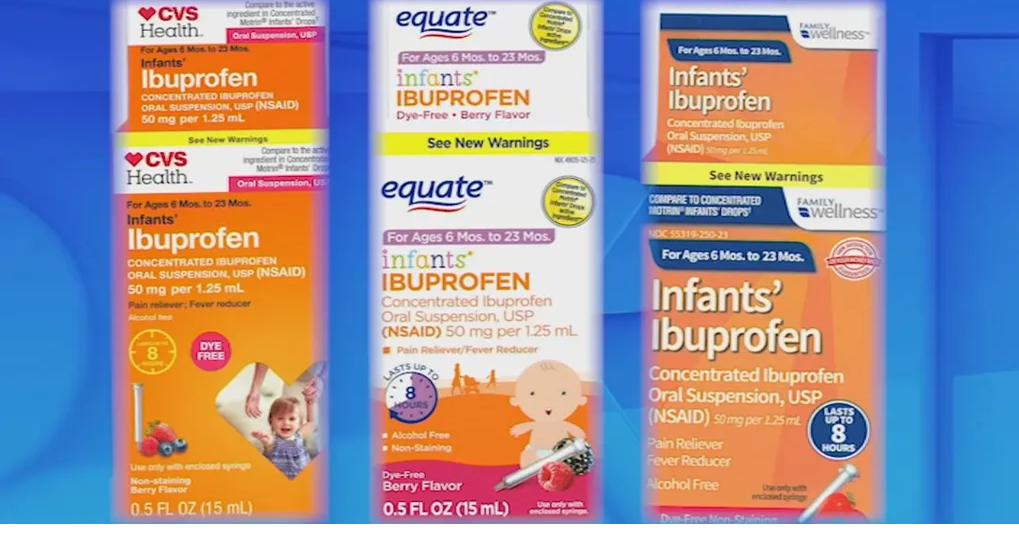 RECALL Children's pain relievers may cause kidney damage News