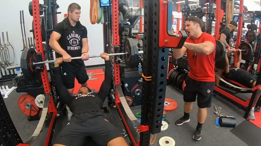 Louisville football strength training
