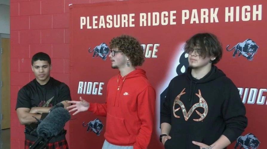 PRP teens who saved driver from Ohio River at Greenwood Boat Ramp on 4-21-25