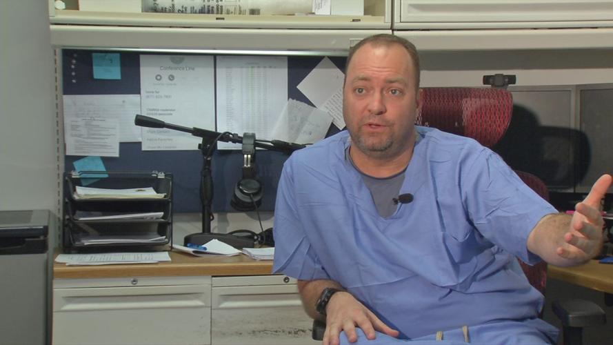 Dr. Eric Yazel, the Clark County Heath Officer, and an emergency physician at Clark Memorial Hospital