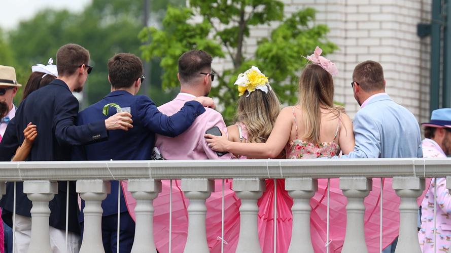 Fans on Kentucky Oaks Day 2025