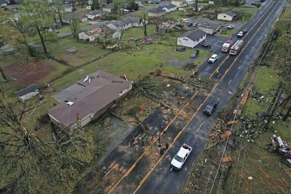Tornado damageSherwood, Arkansas33123AP.jpg