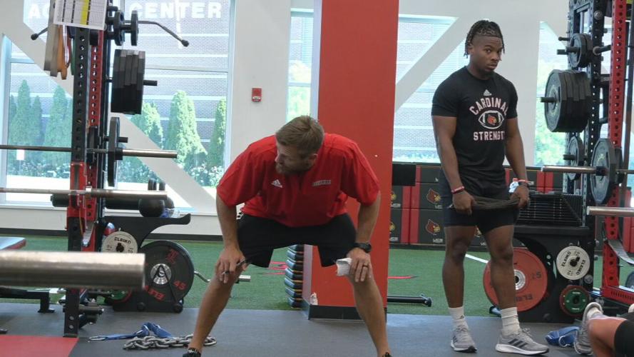 Louisville football strength training